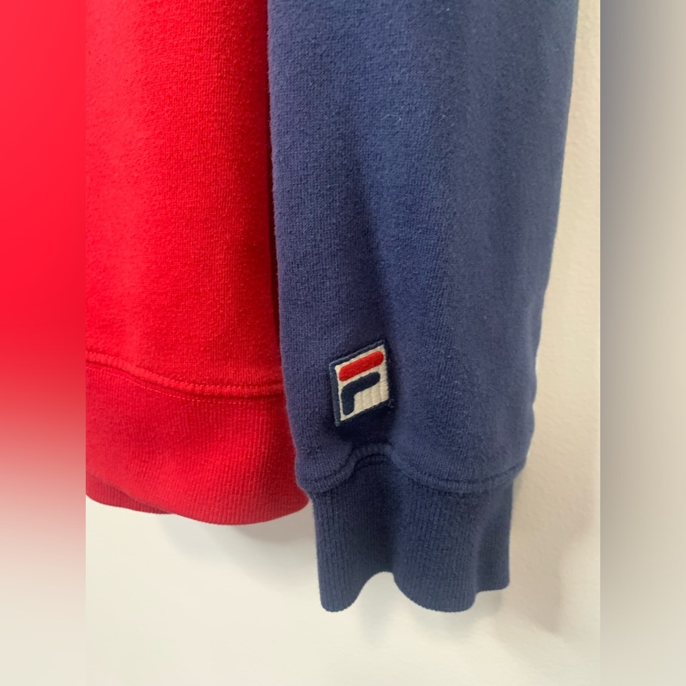 FILA Hooded Sweatshirt. Unisex. Men’s size L. Vintage hoodie. GUC - Picture 4 of 9